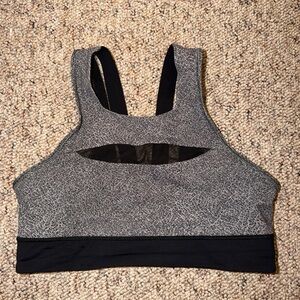 Lululemon Athletica Black and Gray Sports Bra